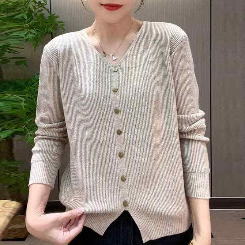 秋服 レディース ファッション オシャレ カワイイ シンプル 大人カワイイ 大きいサイズ Vネック 銅 バ..