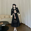 秋服 レディース ファッション オシャレ カワイイ シンプル 大人カワイイ 大きいサイズ コート ハイウエスト スカート セットアップ 可能 スーツ