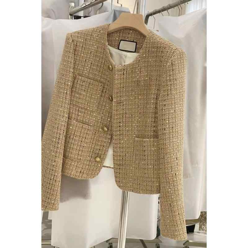 Other - 秋服 レディース ファッション オシャレ カワイイ シンプル 大人カワイイ 大きいサイズ ハイエンド コート ツイード トップス