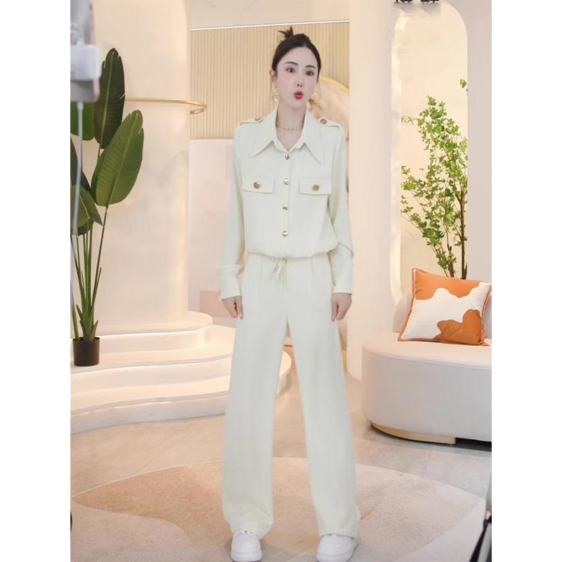 秋服 レディース ファッション オシャレ カワイイ シンプル 大人カワイイ 大きいサイズ カジュアル スポーツ シャツ トップス ワイド レッグ パンツ ツーピース スーツ