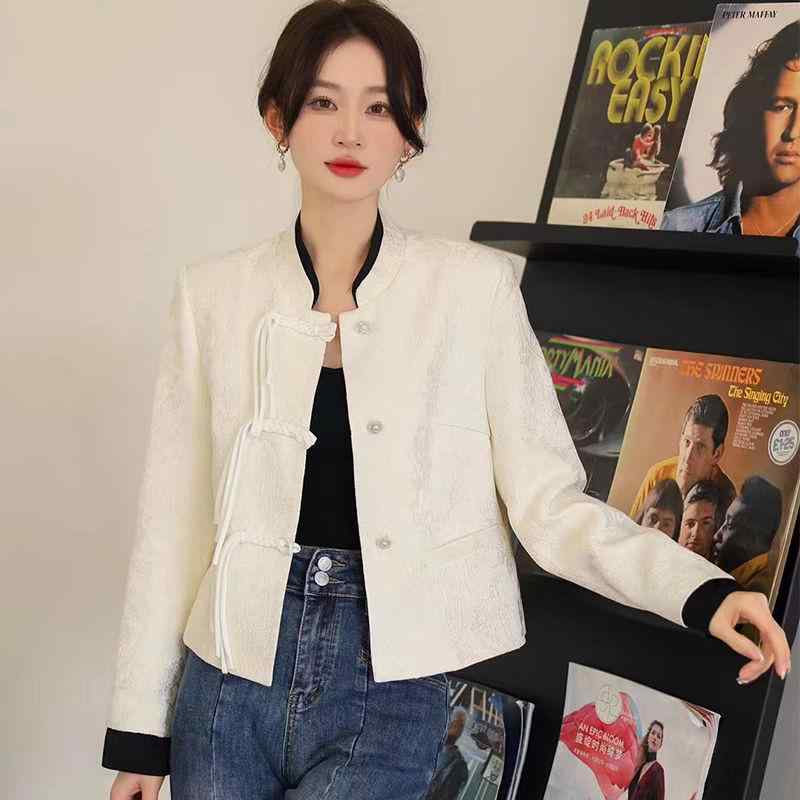 秋服 レディース ファッション オシャレ カワイイ シンプル 大人カワイイ 大きいサイズ コート レトロ バックル トップス
