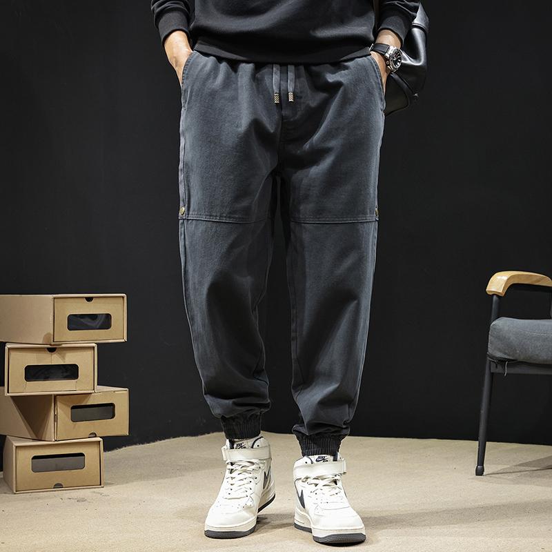 秋冬 コーデ メンズ 服 シンプル ファッション オシャレ 大人 かっこいい 大きいサイズ ストリート 紳士服 カジュアル パンツ(4)