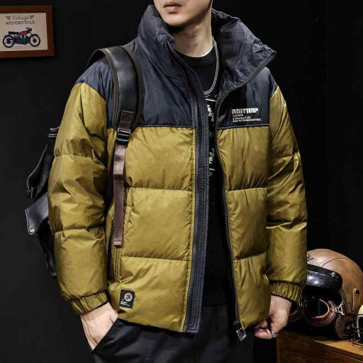 秋冬 コーデ メンズ 服 シンプル ファッション オシャレ 大人 かっこいい 大きいサイズ ストリート 紳士服 カラー ブロック ダウン ジャケット 厚手 暖かい スタンドカラー 秋冬 コーデ メンズ 服 シンプル ファッション オシャレ 大人 かっこいい 大きいサイズ ストリート 紳士服 カラー ブロック ダウン ジャケット 厚手 暖かい スタンドカラー
