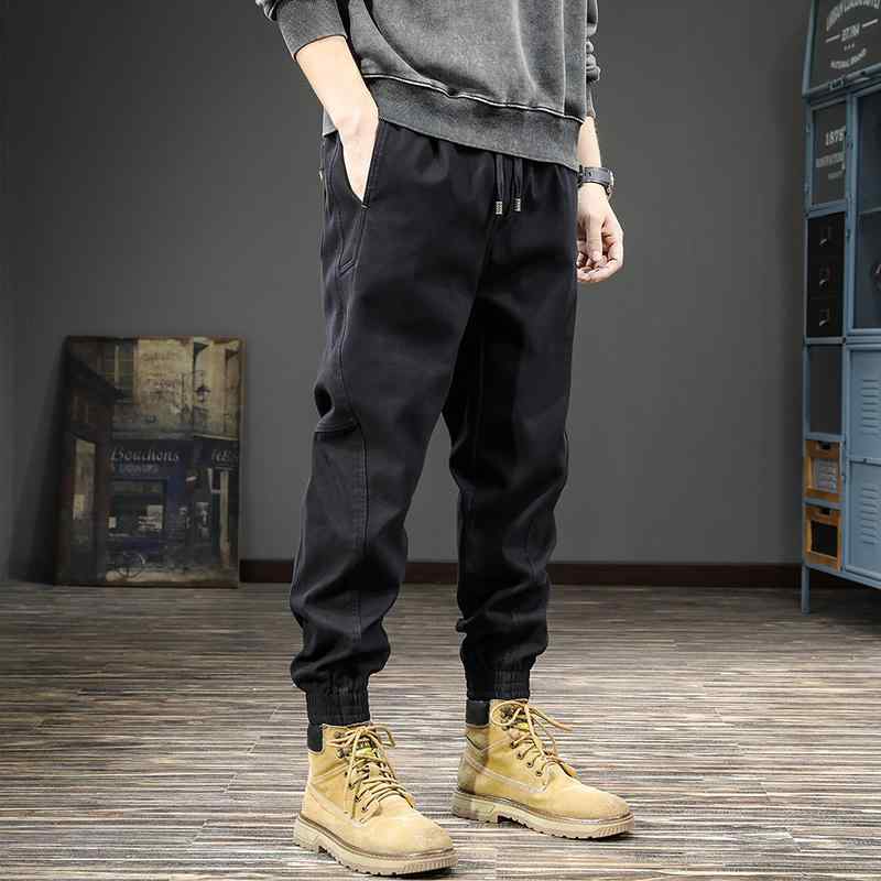 秋冬 コーデ メンズ 服 シンプル ファッション オシャレ 大人 かっこいい 大きいサイズ ストリート 紳士服 厚手 ベルベット カジュアル パンツ ゆったり 機能的 ズボン