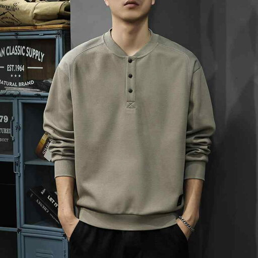 秋冬 コーデ メンズ 服 シンプル ファッション オシャレ 大人 かっこいい 大きいサイズ ストリート 紳士服 ヘビー ヘンリー カラー スウェット シャツ アメカジ シンプル T シャツ トップス ポロ シャツ 長袖 秋冬 コーデ メンズ 服 シンプル ファッション オシャレ 大人 かっこいい 大きいサイズ ストリート 紳士服 ヘビー ヘンリー カラー スウェット シャツ アメカジ シンプル T シャツ トップス ポロ シャツ 長袖