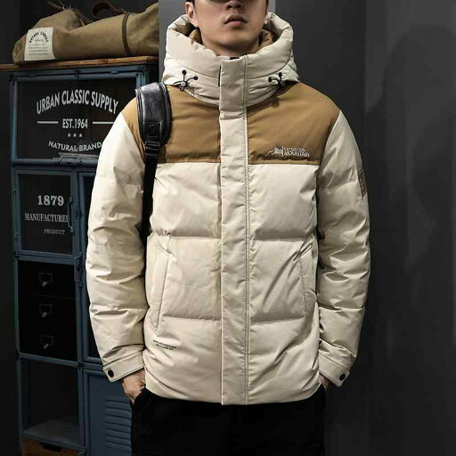 秋冬 コーデ メンズ 服 シンプル ファッション オシャレ 大人 かっこいい 大きいサイズ ストリート 紳士服 アメリカン カラーマッチング フード付き ダウン ジャケット 90 ダック ブレッド コート ゆったり カジュアル 秋冬 コーデ メンズ 服 シンプル ファッション オシャレ 大人 かっこいい 大きいサイズ ストリート 紳士服 アメリカン カラーマッチング フード付き ダウン ジャケット 90 ダック ブレッド コート ゆったり カジュアル