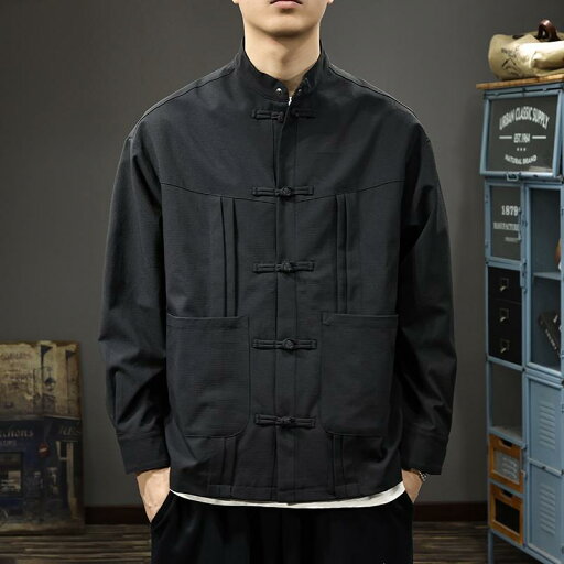 秋冬 コーデ メンズ 服 シンプル ファッション オシャレ 大人 かっこいい 大きいサイズ ストリート 紳士服 シャツ ボタン ダウン スタンドカラー 長袖 トップス エスニック レトロ ジャケット 秋冬 コーデ メンズ 服 シンプル ファッション オシャレ 大人 かっこいい 大きいサイズ ストリート 紳士服 シャツ ボタン ダウン スタンドカラー 長袖 トップス エスニック レトロ ジャケット