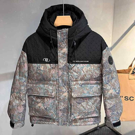 秋冬 コーデ メンズ 服 シンプル ファッション オシャレ 大人 かっこいい 大きいサイズ ストリート 紳士服 フード付き ダウン ジャケット カラーステッチ 厚手 暖かい 迷彩 秋冬 コーデ メンズ 服 シンプル ファッション オシャレ 大人 かっこいい 大きいサイズ ストリート 紳士服 フード付き ダウン ジャケット カラーステッチ 厚手 暖かい 迷彩