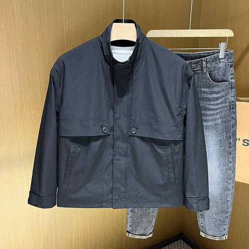 秋冬 コーデ メンズ 服 シンプル ファッション オシャレ 大人 かっこいい 大きいサイズ ストリート 紳士服 ハイエンド スタンドカラーワーク ジャケット カジュアル ファッション 無地 秋冬 コーデ メンズ 服 シンプル ファッション オシャレ 大人 かっこいい 大きいサイズ ストリート 紳士服 ハイエンド スタンドカラーワーク ジャケット カジュアル ファッション 無地