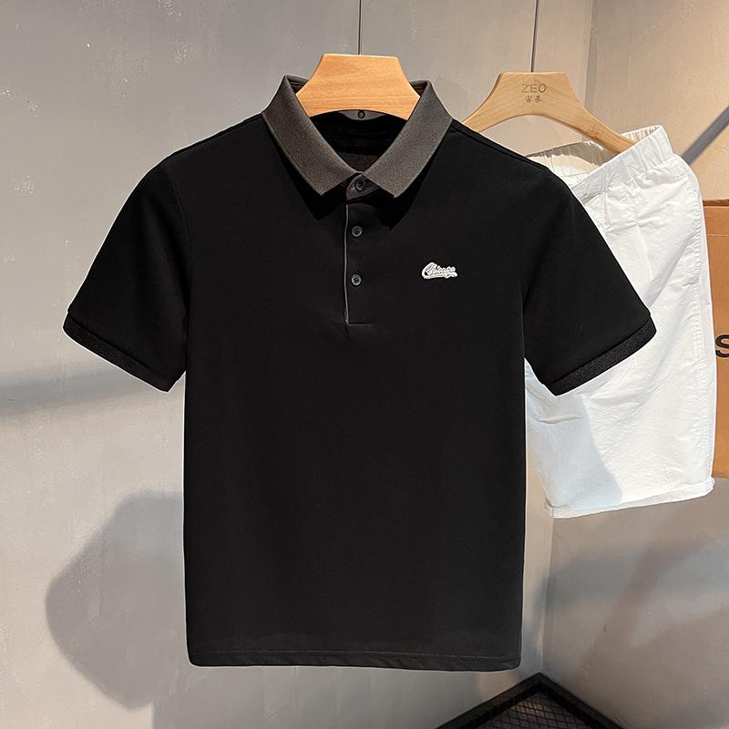 秋冬 コーデ メンズ 服 シンプル ファッション オシャレ 大人 かっこいい 大きいサイズ ストリート 紳士服 ハイエンド 半袖 ポロ シャ..