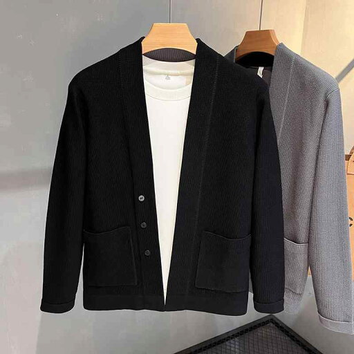 秋冬 コーデ メンズ 服 シンプル ファッション オシャレ 大人 かっこいい 大きいサイズ ストリート 紳士服 カーディガンニット ジャケット Vネック スリム アウターウェア 長袖 セーター 服 秋冬 コーデ メンズ 服 シンプル ファッション オシャレ 大人 かっこいい 大きいサイズ ストリート 紳士服 カーディガンニット ジャケット Vネック スリム アウターウェア 長袖 セーター 服