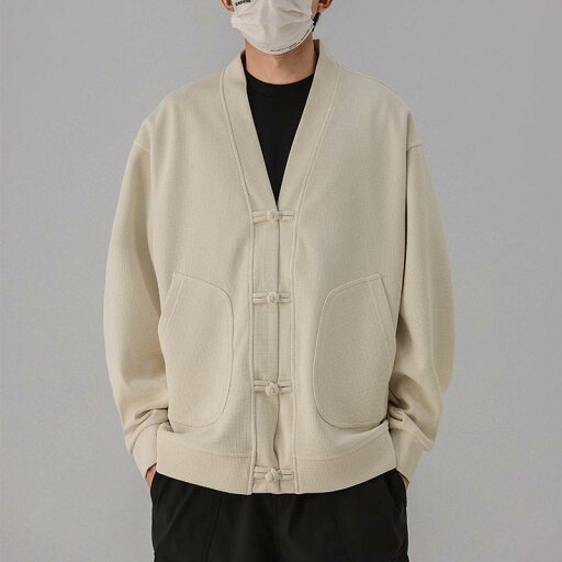 秋冬 コーデ メンズ 服 シンプル ファッション オシャレ 大人 かっこいい 大きいサイズ ストリート 紳士服 ワッフル カーディガン ジャケット レトロ バックル Vネック ジャケット トップス 秋冬 コーデ メンズ 服 シンプル ファッション オシャレ 大人 かっこいい 大きいサイズ ストリート 紳士服 ワッフル カーディガン ジャケット レトロ バックル Vネック ジャケット トップス