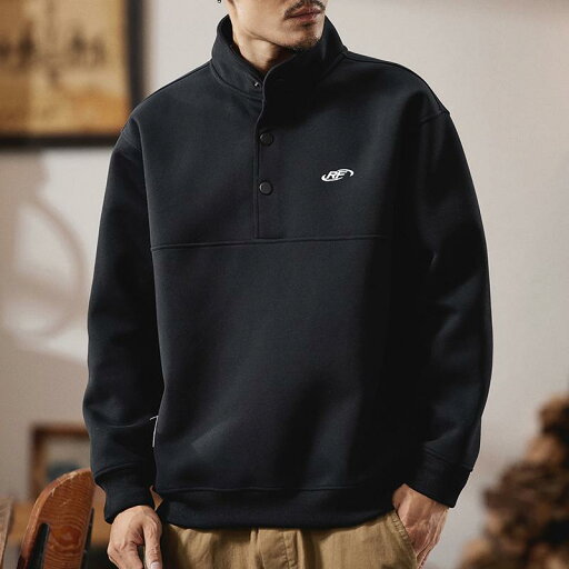 秋冬 コーデ メンズ 服 シンプル ファッション オシャレ 大人 かっこいい 大きいサイズ ストリート 紳士服 アメリカン ヘビー スタンドカラー スウェット シャツ ハイエンド 長袖 T シャツ 秋冬 コーデ メンズ 服 シンプル ファッション オシャレ 大人 かっこいい 大きいサイズ ストリート 紳士服 アメリカン ヘビー スタンドカラー スウェット シャツ ハイエンド 長袖 T シャツ