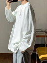 秋冬 コーデ メンズ 服 シンプル ファッション オシャレ 大人 かっこいい 大きいサイズ ストリート 紳士服 白 長袖 T シャツ アメカジ 無地 ボトムス ティーンズ トップス