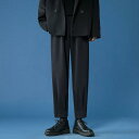 秋冬 コーデ メンズ 服 シンプル ファッション オシャレ 大人 かっこいい 大きいサイズ ストリート 紳士服 ブーツ パンツ ウール ストレート パンツ スリムフィット ドロップ ウィンドブレーカー