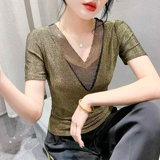 秋冬 コーデ レディース ファッション オシャレ 服 カワイイ シンプル 大人カワイイ 大きいサイズ Vネック スリムフィット 半袖 T シャツ スリム トップス 秋冬 コーデ レディース ファッション オシャレ 服 カワイイ シンプル 大人カワイイ 大きいサイズ Vネック スリムフィット 半袖 T シャツ スリム トップス
