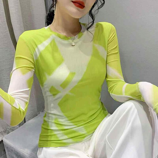 秋冬 コーデ レディース ファッション オシャレ 服 カワイイ シンプル 大人カワイイ 大きいサイズ メッシュ シャツ 長袖 T シャツ スリムフィット トップス 秋冬 コーデ レディース ファッション オシャレ 服 カワイイ シンプル 大人カワイイ 大きいサイズ メッシュ シャツ 長袖 T シャツ スリムフィット トップス