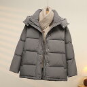 秋冬 コーデ レディース ファッション オシャレ 服 カワイイ シンプル 大人カワイイ 大きいサイズ スタンドカラー ダウン ジャケット メンズ シルエット カ...