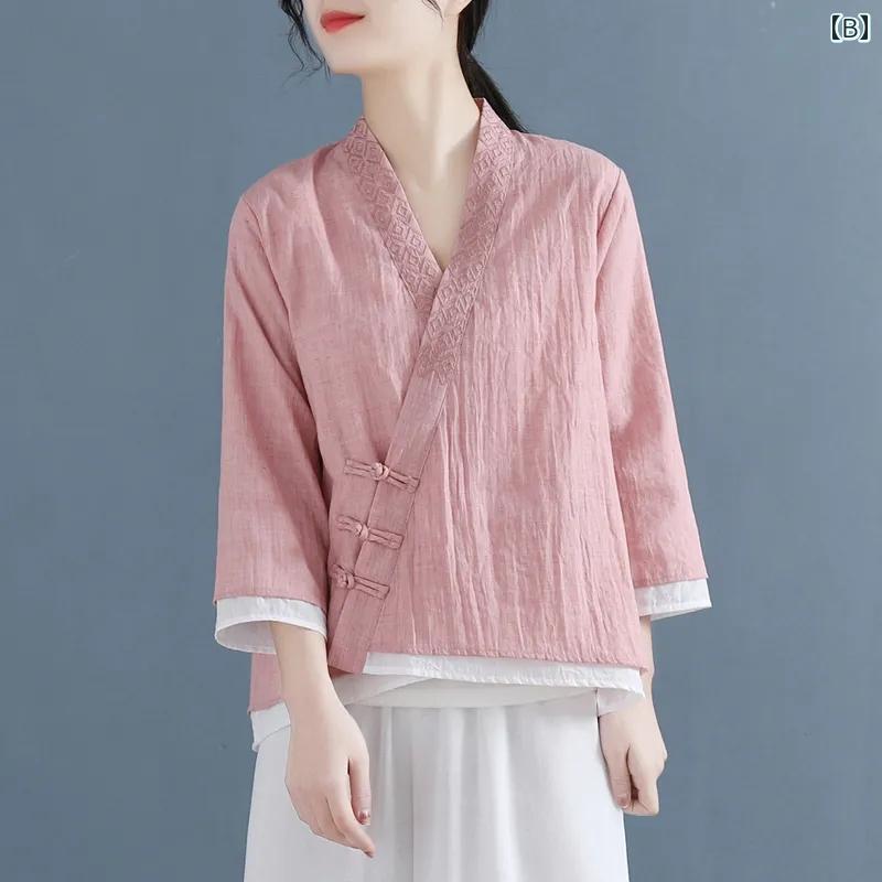 秋冬 コーデ レディース ファッション オシャレ 服 カワイイ シンプル 大人カワイイ 大きいサイズ T シャツ ディスク ボタン 長袖 ジャケット カジュアル レトロ