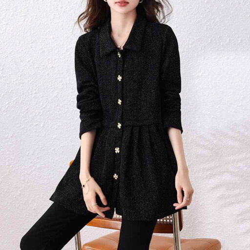 秋冬 コーデ レディース ファッション オシャレ 服 カワイイ シンプル 大人カワイイ 大きいサイズ ミドル丈 コート カジュアル ハイエンド トップス 秋冬 コーデ レディース ファッション オシャレ 服 カワイイ シンプル 大人カワイイ 大きいサイズ ミドル丈 コート カジュアル ハイエンド トップス