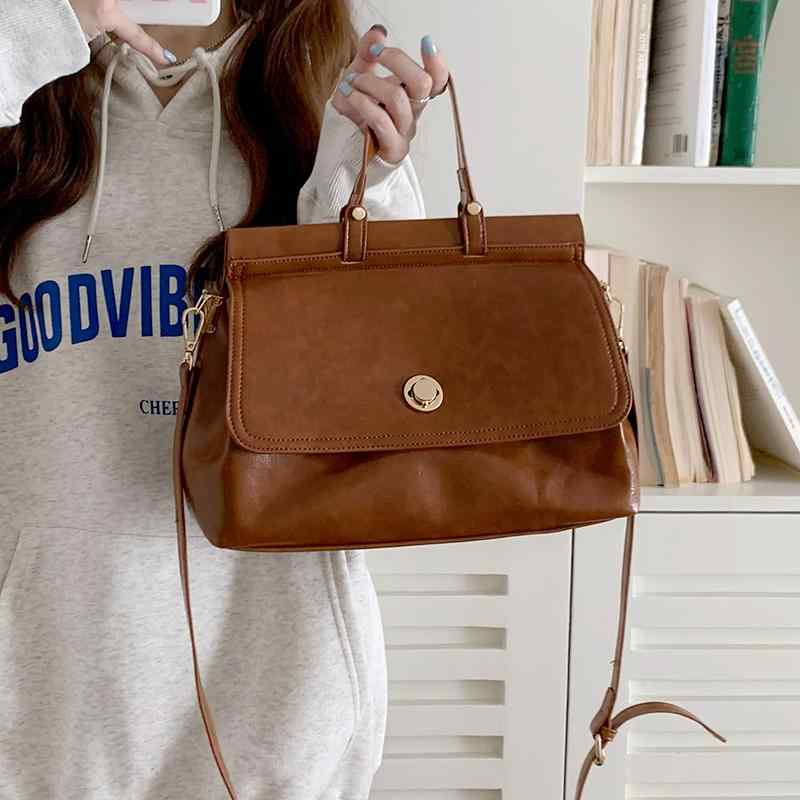 レディース 鞄 カバン バック ファッション オシャレ アイテム 小物 大容量 レトロ ブリーフケース クロスボディ ハンドバッグ 普段使い 通勤 メッセンジャー バッグ