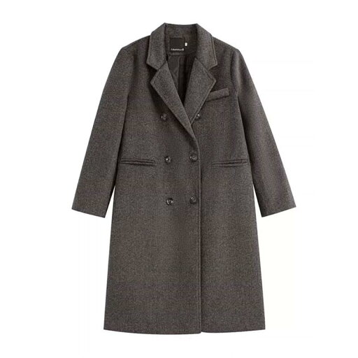 秋冬 コーデ レディース ファッション オシャレ 服 カワイイ シンプル 大人カワイイ 大きいサイズ グレー ウール コート ハイエンド 厚手 秋冬 コーデ レディース ファッション オシャレ 服 カワイイ シンプル 大人カワイイ 大きいサイズ グレー ウール コート ハイエンド 厚手