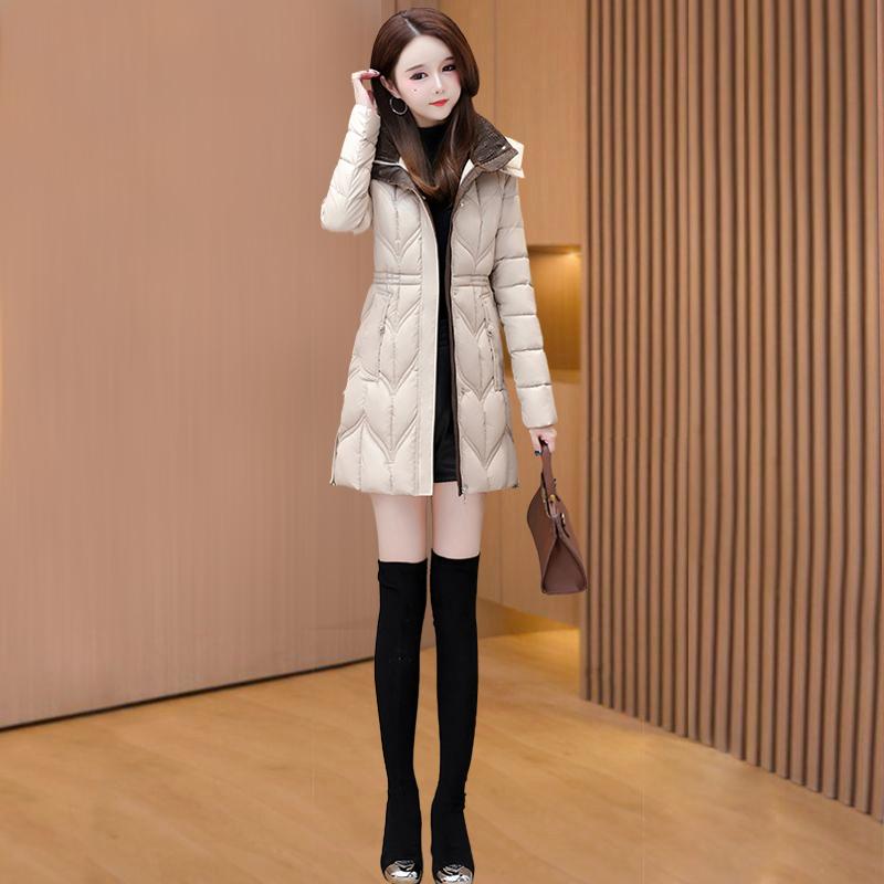 春 コーデ レディース ファッション オシャレ アイテム カワイイ コーデ シンプル きれいめ ナチュラル 上品カジュアル 女性用 婦人服 PUレザー　ハイエンド　コットン　ジャケット　スタイル　ミドル丈　スリムフィット　薄手　ジャケット