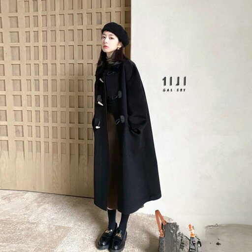 秋冬 コーデ レディース ファッション オシャレ 服 カワイイ シンプル 大人カワイイ 大きいサイズ ホーンボタン コート ハイエンド 服 ウール 秋冬 コーデ レディース ファッション オシャレ 服 カワイイ シンプル 大人カワイイ 大きいサイズ ホーンボタン コート ハイエンド 服 ウール