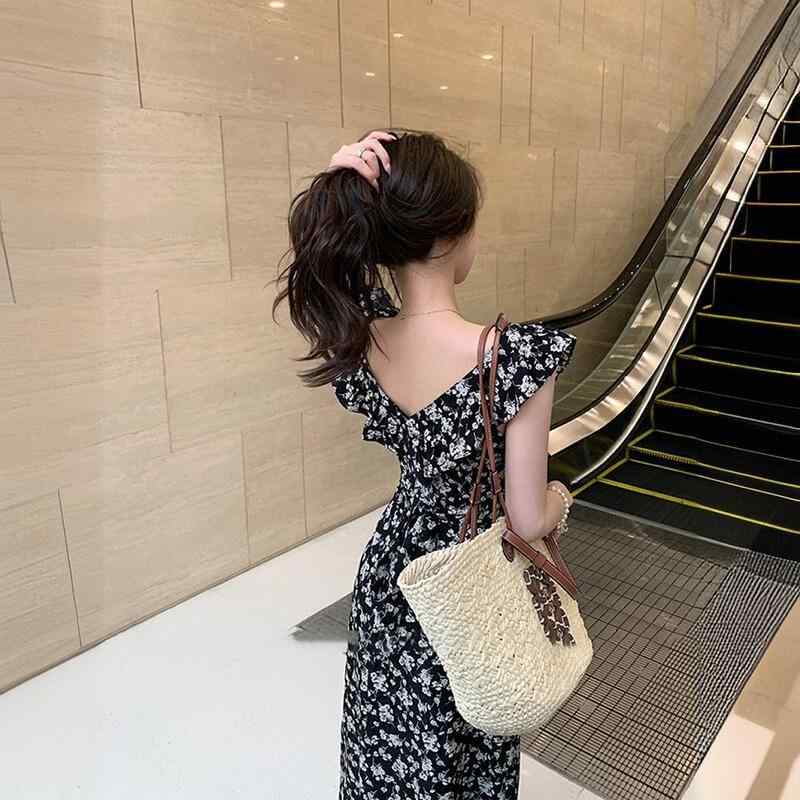 秋冬 コーデ レディース ファッション オシャレ 服 カワイイ シンプル 大人カワイイ 大きいサイズ フリル 半袖 花柄 ドレス バックレス ミドル丈 スカート