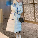 秋冬 コーデ レディース ファッション オシャレ 服 カワイイ シンプル 大人カワイイ 大きいサイズ ダウン ジャケット ミドル丈 大きいファー 襟 フード付き...