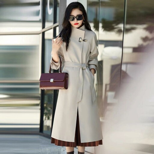 秋冬 コーデ レディース ファッション オシャレ 服 カワイイ シンプル 大人カワイイ 大きいサイズ ハイエンド ウインドブレーカー ミドル丈 スタンドカラー ジャケット 秋冬 コーデ レディース ファッション オシャレ 服 カワイイ シンプル 大人カワイイ 大きいサイズ ハイエンド ウインドブレーカー ミドル丈 スタンドカラー ジャケット