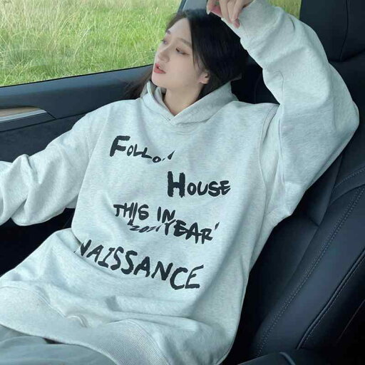 秋冬 コーデ レディース ファッション オシャレ 服 カワイイ シンプル 大人カワイイ 大きいサイズ フード付き グレー スウェット シャツ 薄手 トップス 秋冬 コーデ レディース ファッション オシャレ 服 カワイイ シンプル 大人カワイイ 大きいサイズ フード付き グレー スウェット シャツ 薄手 トップス