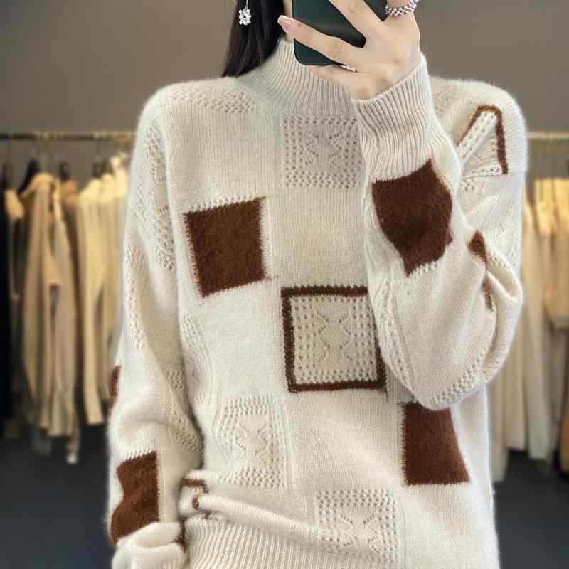 秋冬 コーデ レディース ファッション オシャレ 服 カワイイ シンプル 大人カワイイ 大きいサイズ セー..