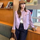 秋冬 コーデ レディース ファッション オシャレ 服 カワイイ シンプル 大人カワイイ 大きいサイズ マカロン スタンドカラー ハイエンド ワークウェア ライダース ジャケット コート