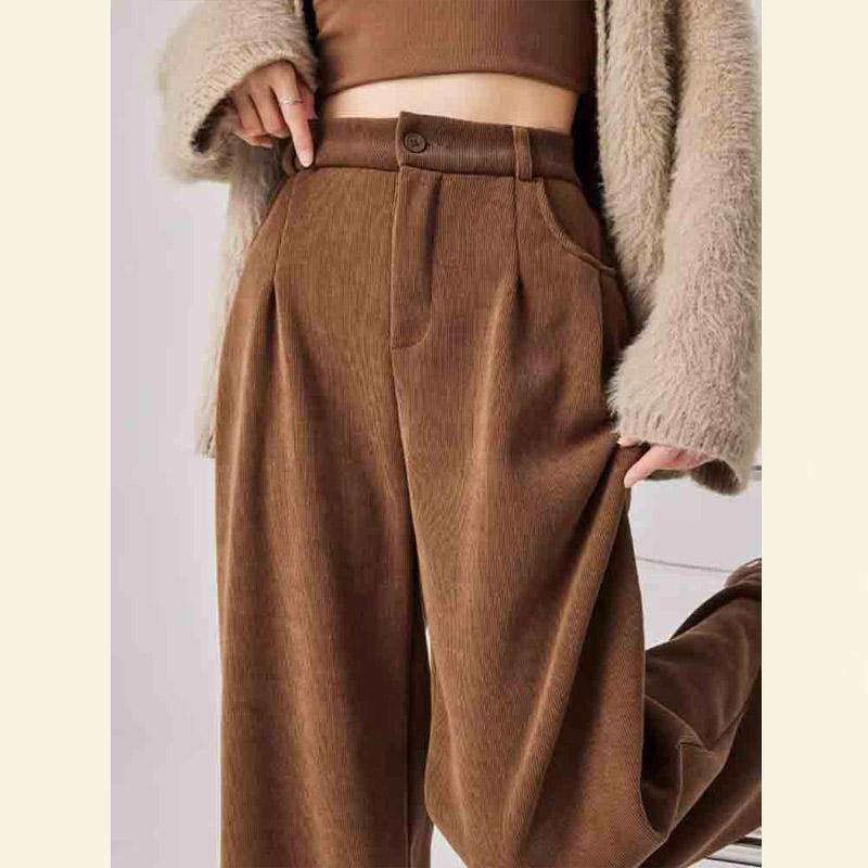 秋冬 コーデ レディース ファッション オシャレ 服 カワイイ シンプル 大人カワイイ 大きいサイズ カジュアル パンツ ハイウエスト ス..