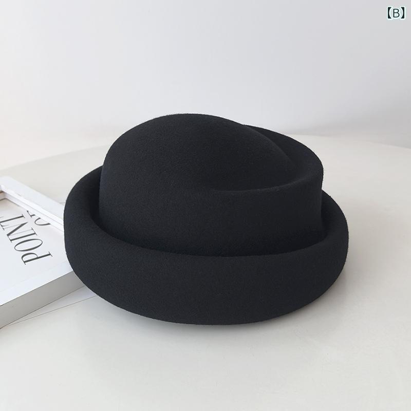 秋冬 コーデ レディース ファッション オシャレ アイテム カワイイ シンプル 大人カワイイ シンプル レトロ ウール 帽子 エレガント ベレー帽 フレンチ CA ハット