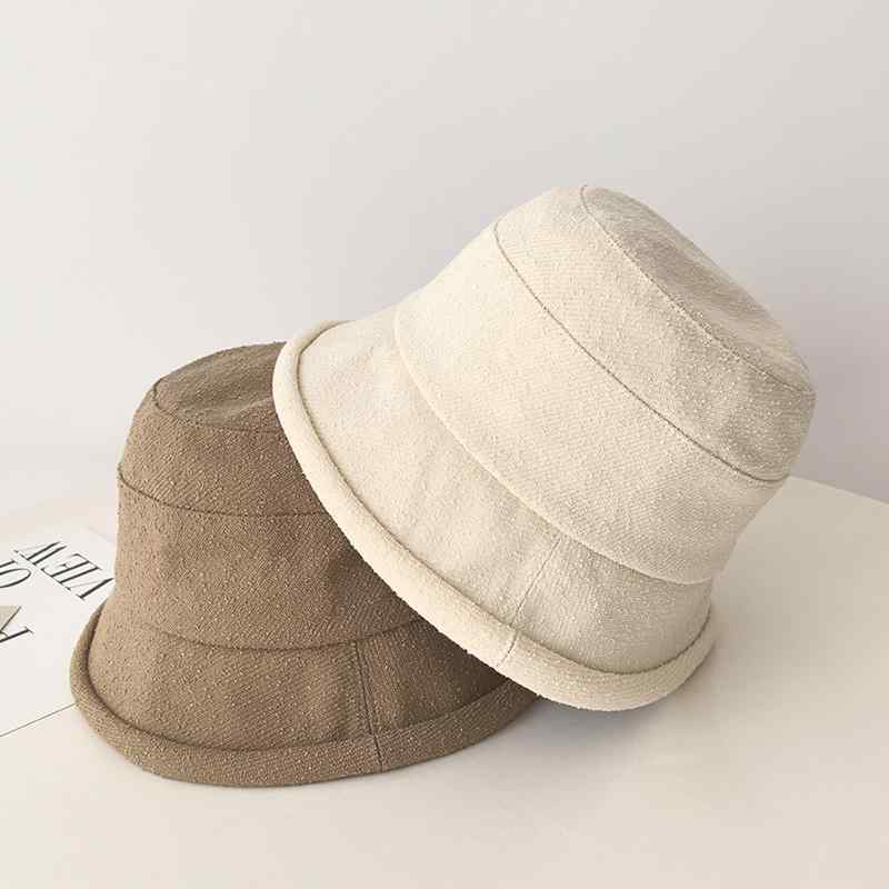 秋服 レディース ファッション オシャレ アイテム カワイイ シンプル 大人カワイイ シンプル カール フィッシャーマン ハット 帽子 バケット ハット レトロ
