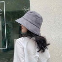 秋服 レディース ファッション オシャレ アイテム カワイイ シンプル 大人カワイイ スエード フィッシャーマン ハット 帽子 バケット ハット 韓国スタイル 旅行 日除け