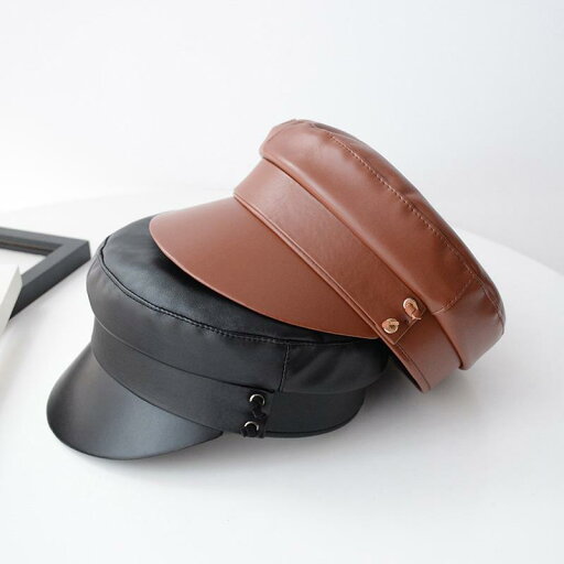 秋冬 コーデ レディース ファッション オシャレ アイテム カワイイ シンプル 大人カワイイ PU エコ レザー フラット トップ 八角 帽子 レトロ キャスケット ハット 韓国スタイル ピーク 秋冬 コーデ レディース ファッション オシャレ アイテム カワイイ シンプル 大人カワイイ PU エコ レザー フラット トップ 八角 帽子 レトロ キャスケット ハット 韓国スタイル ピーク