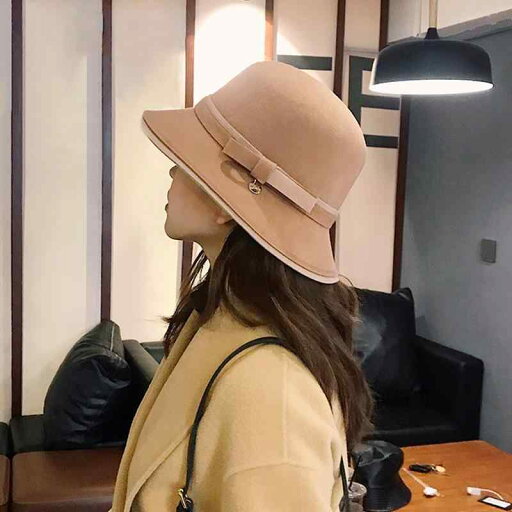 秋冬 コーデ レディース ファッション オシャレ アイテム カワイイ シンプル 大人カワイイ リボン ウール フェルト 帽子 バケット ハット 韓国スタイル フィッシャーマン ハット 秋冬 コーデ レディース ファッション オシャレ アイテム カワイイ シンプル 大人カワイイ リボン ウール フェルト 帽子 バケット ハット 韓国スタイル フィッシャーマン ハット