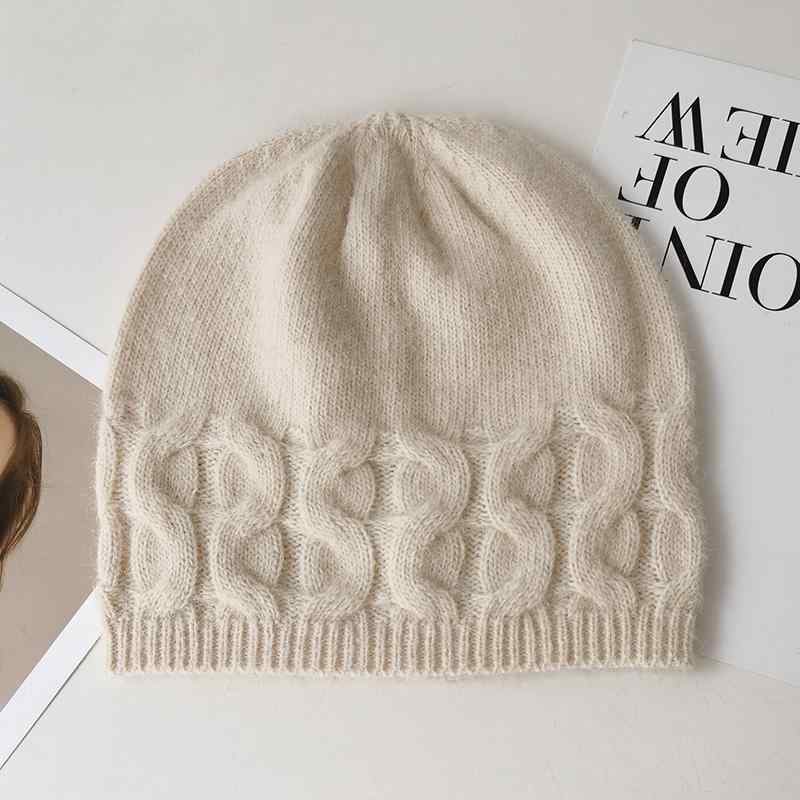 秋冬 コーデ レディース ファッション オシャレ アイテム カワイイ シンプル 大人カワイイ ラビットファー ニット帽子 韓国スタイル 暖かい ウール クール ハット