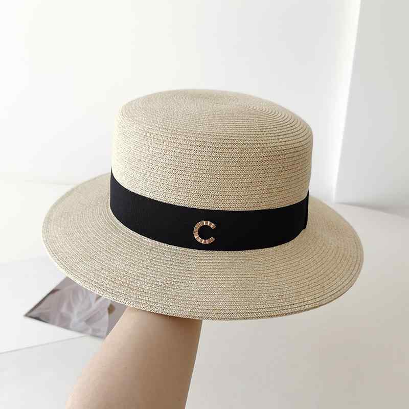 秋冬 コーデ レディース ファッション オシャレ アイテム カワイイ シンプル 大人カワイイ フラット ツバ付き 麦わら帽子 フレンチ エレガント トップス ジャズ