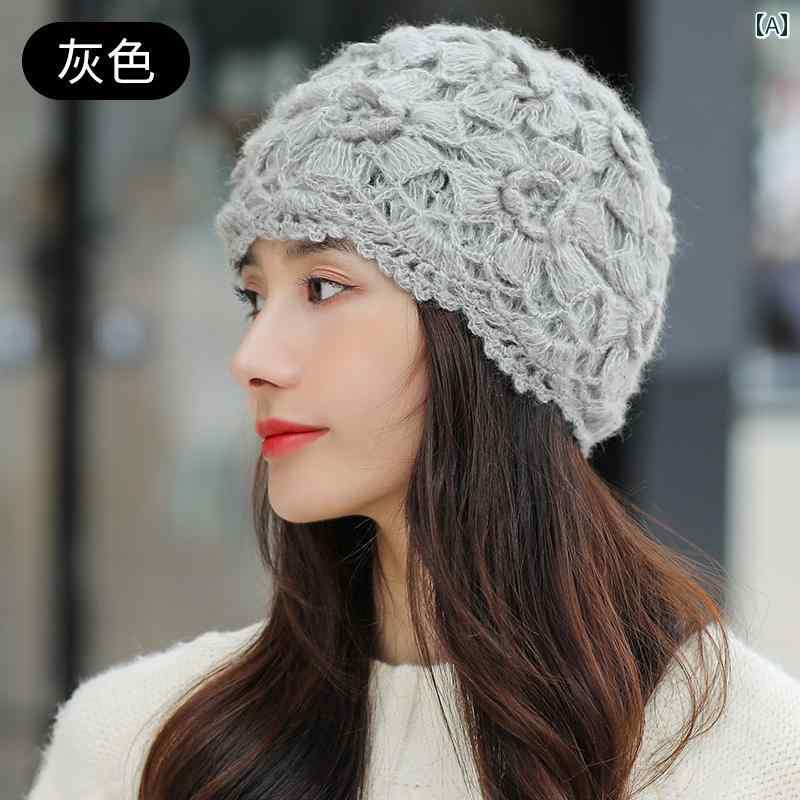 秋冬 コーデ レディース ファッション オシャレ アイテム カワイイ シンプル 大人カワイイ 帽子 ニット ウール プルオーバー 暖かい 耳保護 2