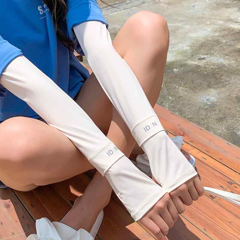 秋冬 コーデ レディース ファッション オシャレ アイテム カワイイ シンプル 大人カワイイ スリーブ ゆったり 日焼け防止 紫外線 アームガード アイス