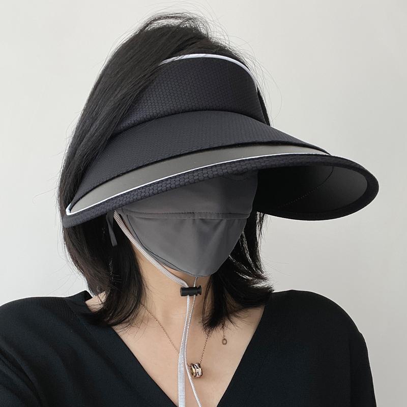 秋冬 コーデ レディース ファッション オシャレ アイテム カワイイ シンプル 大人カワイイ 日焼け防止 帽子 ツバ付き フェイスカバー 日除け ヘッド バンド UV 抗UV トップス サイクリング