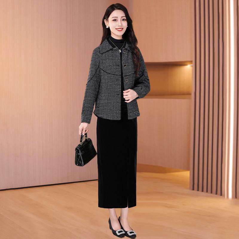 春 コーデ レディース ファッション オシャレ アイテム カワイイ コーデ シンプル きれいめ ナチュラル 上品カジュアル 女性用 婦人服 ウール コート 秋冬 ハイエンド チェック柄