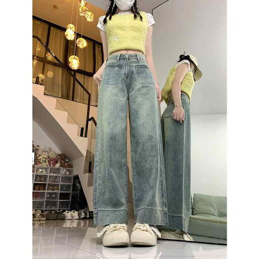 秋冬 コーデ レディース ファッション オシャレ アイテム カワイイ シンプル 大人カワイイ レトロ ライト カラー ジーンズ ハイウエスト スリム ストレート ワイド レッグ ロング パンツ 秋冬 コーデ レディース ファッション オシャレ アイテム カワイイ シンプル 大人カワイイ レトロ ライト カラー ジーンズ ハイウエスト スリム ストレート ワイド レッグ ロング パンツ