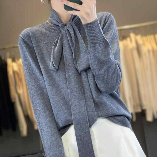 秋冬 コーデ レディース ファッション オシャレ アイテム 服 カワイイ シンプル 大人カワイイ 大きいサイズ フローティング カラー ラウンドネック 二層 ウール ハイエンド ニードル セーター 秋冬 コーデ レディース ファッション オシャレ アイテム 服 カワイイ シンプル 大人カワイイ 大きいサイズ フローティング カラー ラウンドネック 二層 ウール ハイエンド ニードル セーター