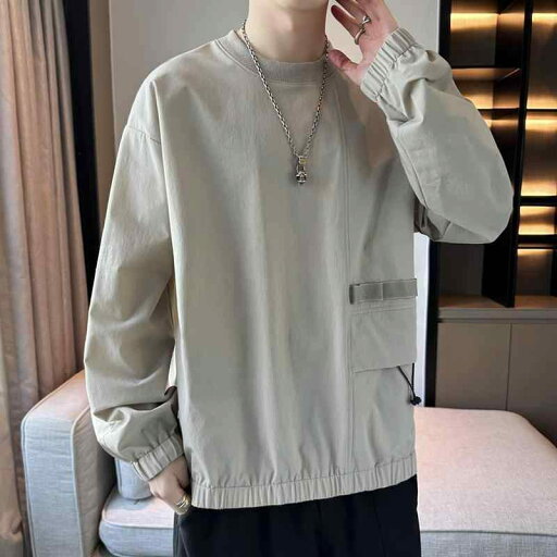 秋冬 コーデ メンズ 服 シンプル ファッション オシャレ 大人 かっこいい 大きいサイズ ストリート 紳士服 トレーナー T シャツ ゆったり ラウンドネック プリント 長袖 カジュアル シャツ 秋冬 コーデ メンズ 服 シンプル ファッション オシャレ 大人 かっこいい 大きいサイズ ストリート 紳士服 トレーナー T シャツ ゆったり ラウンドネック プリント 長袖 カジュアル シャツ