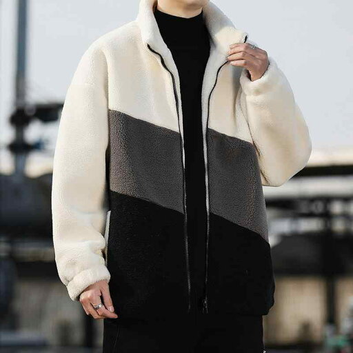 秋冬 コーデ メンズ 服 シンプル ファッション オシャレ 大人 かっこいい 大きいサイズ ストリート 紳士服 韓国スタイル カジュアル ジャケット ラムウール トップス 秋冬 コーデ メンズ 服 シンプル ファッション オシャレ 大人 かっこいい 大きいサイズ ストリート 紳士服 韓国スタイル カジュアル ジャケット ラムウール トップス